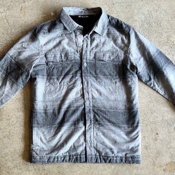 Travis Mathew Towner Sherpa Lined Shirt Jacket - Picture 2 of 4